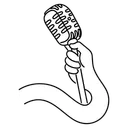 Free White Line Microphone Illustration Audio Microphone Recording Microphone Icon