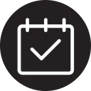 Free Aufgabe Kalender Zeitplan Symbol