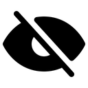 Free Augenschlitz  Symbol