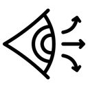 Free Augenansicht  Symbol