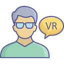Free Augmented Reality Gadget Headset Icon