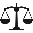 Free Ausgewogene Waage Gerichtssymbol Gesetz Und Gerechtigkeit Symbol