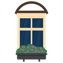 Free Außenfenster  Symbol