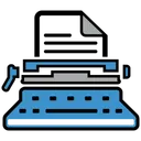 Free Authorship Book Composition Icon