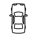 Free Auto-Draufsicht  Symbol