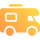 Free Auto Wohnmobil  Symbol