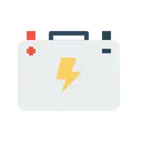 Free Auto Batterie Uberbruckungskabel Symbol