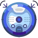 Free Automatic Robot Vacuum Vacuum Cleaner Icon