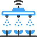 Free Automatic Watering Gardening Irrigation Icon