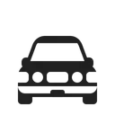 Free Automobile High Contrast Icon