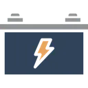 Free Automotive Battery Battery Charging Car Battery Icon