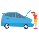 Free Autobrand Auto Uberhitzt Automotor Uberhitzt Symbol