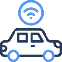 Free Autonomous Car Mobility Smart Technology Icon