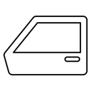 Free Autotür  Symbol