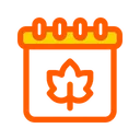 Free Autumn Calendar Date Icon