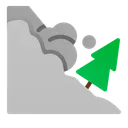 Free Avalanche Landslide Disaster Icon
