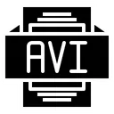 Free Avi File Type Icon