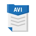 Free File Avi Document Icon