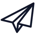 Free Avion De Papel Enviar Avion Icon
