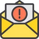 Free Aviso Aviso De E Mail E Mail De Erro Ícone