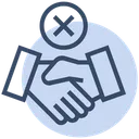 Free Avoid Handshake  Icon