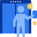 Free Lift Elevator Virus Transmission Icon