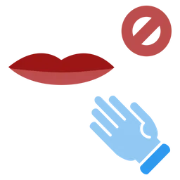 Free Avoiding Touch Lips  Icon