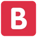 Free B Button Blood Icon
