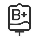 Free B Positive Blood  Icon