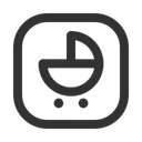 Free Baby Carriage Baby Cart Stroller Icon