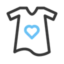 Free Baby Clothes Shirt Icon