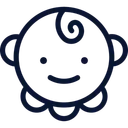 Free Baby Black Outline Miscellaneous Life Style Icon