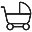 Free Baby Stroller Baby Trolley Child Icon