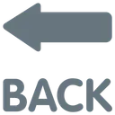 Free Back Arrow Icon