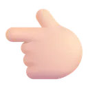 Free Index Pointing Left Icon