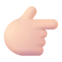 Free Index Pointing Right Icon