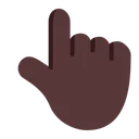 Free Index Pointing Up Icon