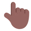 Free Index Pointing Up Icon