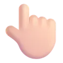 Free Index Pointing Up Icon