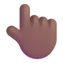 Free Index Pointing Up Icon