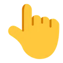 Free Index Pointing Up Icon