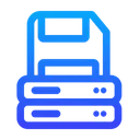 Free Backup Storage Data Icon