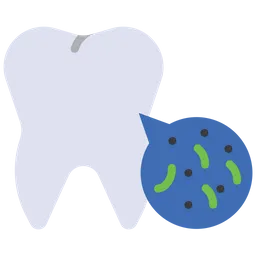 Free Bacteria in teeth  Icon