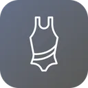 Free Badeanzug Kleid Damen Symbol