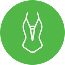 Free Badeanzug Kleid Damen Symbol