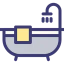 Free Badewanne Bad Dusche Icon