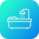 Free Badewanne Badezimmer Dusche Icon