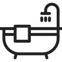 Free Badewanne Bad Dusche Symbol
