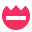 Free Badge Plat Icône