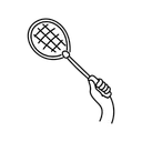 Free Badminton Racket  Icon